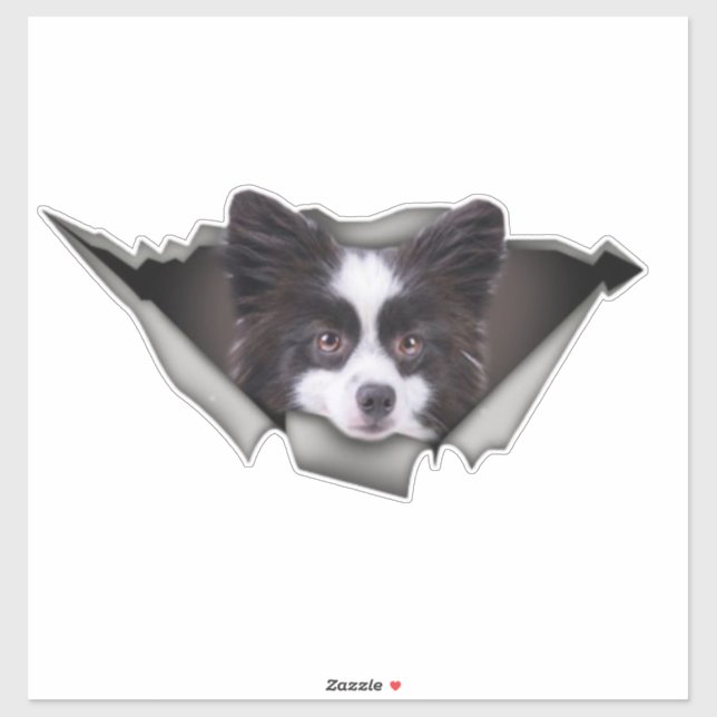 Pomerania pegatinas de perros decal de perro Pomer (Hoja)