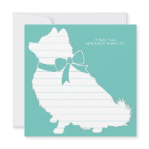 Pomerania Perro Perro Puppy Gracias Tarjeta