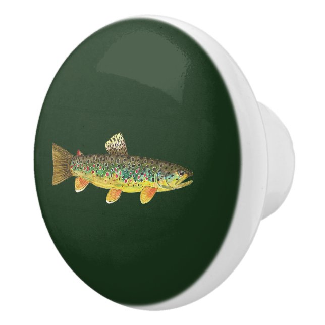 Pomo De Cerámica 2Marrón (Derecha)