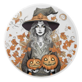 Pomo De Cerámica A witch's love