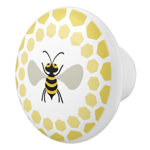 Pomo De Cerámica Abeja