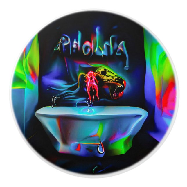 Pomo De Cerámica Ablutofobia 2 (Anverso)