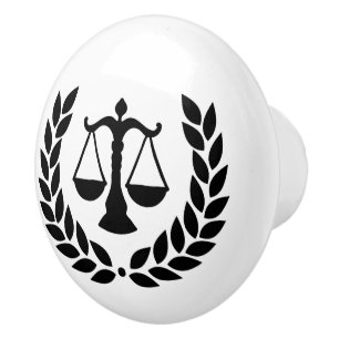 Pomo De Cerámica Abogado de la Facultad de Derecho