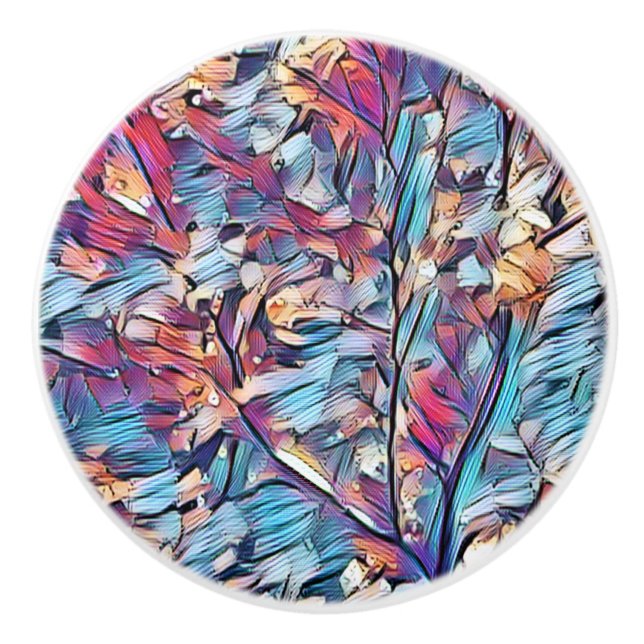 POMO DE CERÁMICA ABSTRACTO DE ÁRBOL (Anverso)