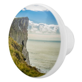 Pomo De Cerámica Acantilados de Latrabjarg, Islandia