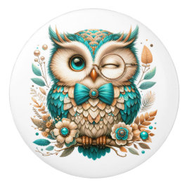 POMO DE CERÁMICA ACOGEDORAS OWLS