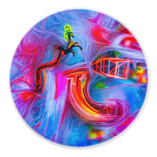 Pomo De Cerámica Acrofobia (Anverso)