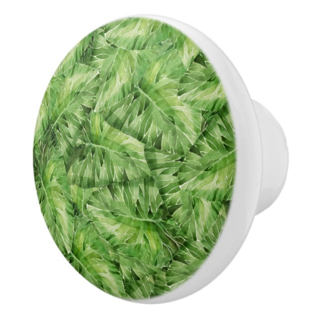 Pomo De Cerámica acuarela de lirio (Derecha)