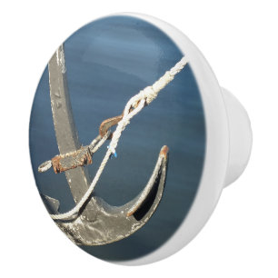 Pomo De Cerámica agua, barco, mar, ancla, barco, mar, océano,