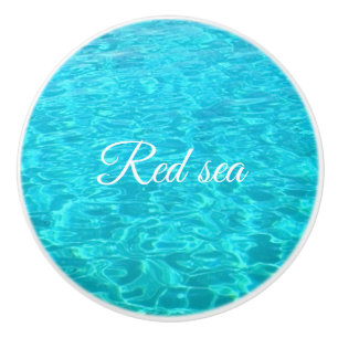 Pomo De Cerámica Agua tranquila del Mar Rojo