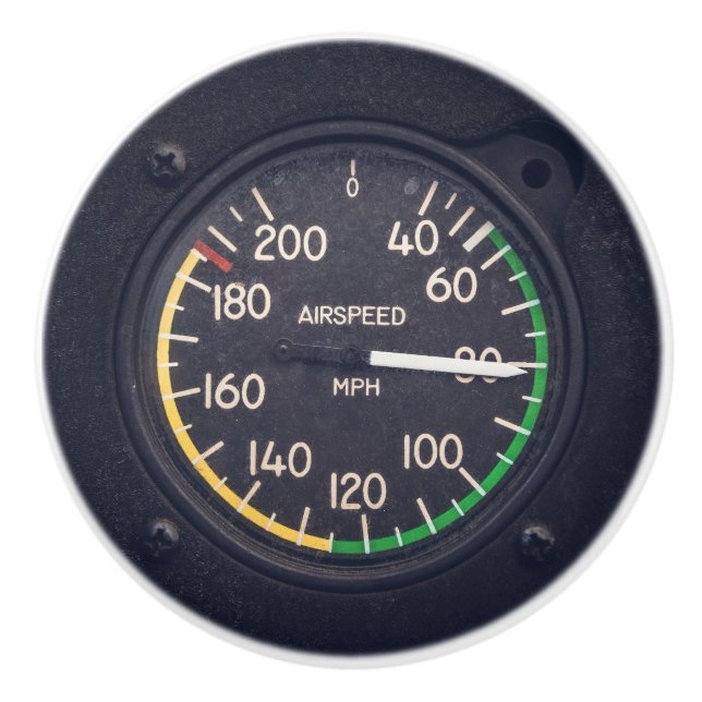 Pomo De Cerámica Airspeed Gauge (Anverso)