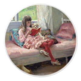 Pomo De Cerámica Albert Edelfelt - Buenos amigos