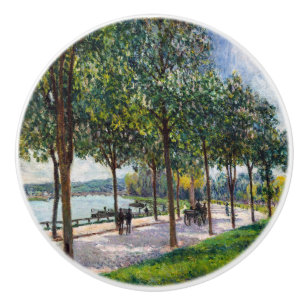Pomo De Cerámica Alfred Sisley - Allee de los castaños