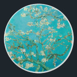 Pomo De Cerámica Almond Blossom Van Gogh<br><div class="desc">Reproducción de pintura vintage de Almond Blossom por Vincent van Gogh, 1890. Presenta las florecientes ramas de almendros contra el cielo. Los almendros florecen a principios de primavera y simbolizan el inicio de la nueva vida. Van Gogh hizo esta pintura como un regalo para su sobrino recién nacido.</div>