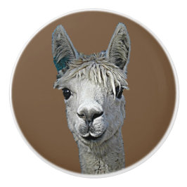 Pomo De Cerámica Alpaca Alpakka Alpaka Alpaga