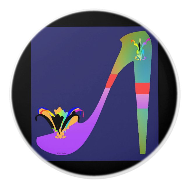 POMO DE CERÁMICA ALTO COLOR ALTO DE LA MODA (Anverso)