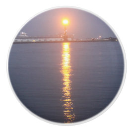 Pomo De Cerámica Amanecer del río Mississippi