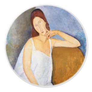Pomo De Cerámica Amedeo Modigliani - Jeanne Hebuterne