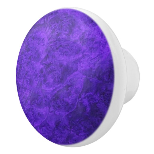 Pomo De Cerámica Amethyst Purple Velvet Ceramic Pull (Derecha)