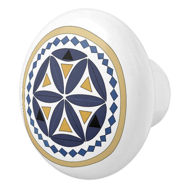 Pomo De Cerámica Amish Americana Country Kitchen Knob cerámico (Derecha)