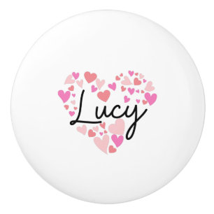 Pomo De Cerámica Amo a Lucy