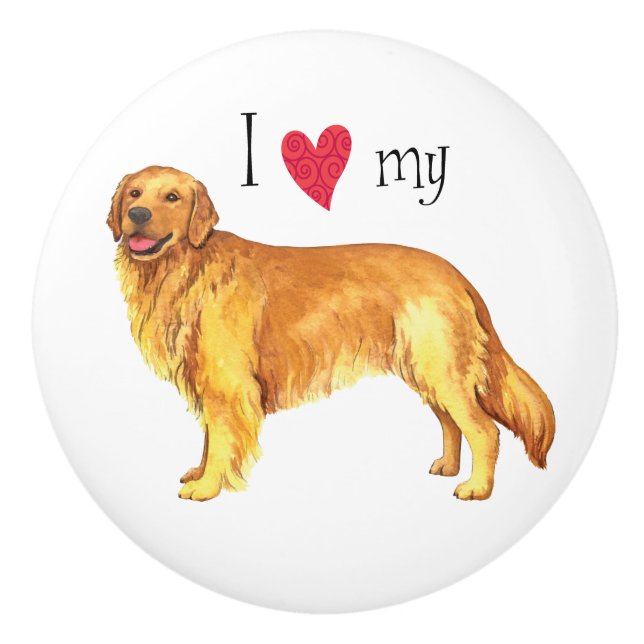 Pomo De Cerámica Amo mi oro (Anverso)