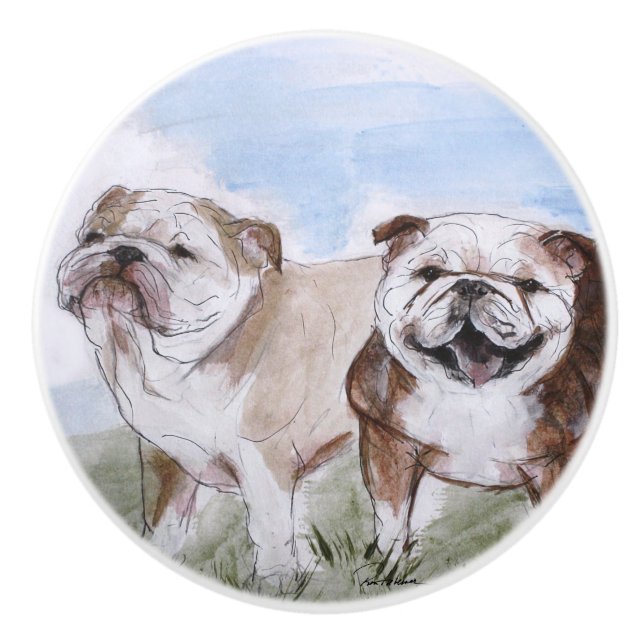 Pomo De Cerámica Amor duro (Anverso)