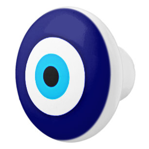Pomo De Cerámica Amuleto de Ojo Malo