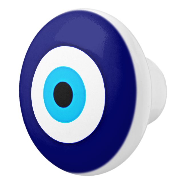 Pomo De Cerámica Amuleto de Ojo Malo (Derecha)