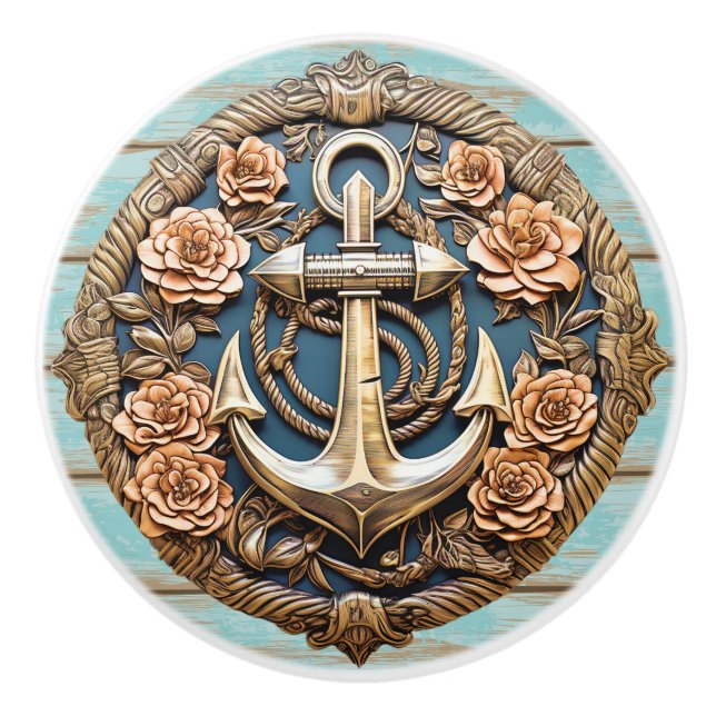 Pomo De Cerámica Anchors Aweigh Ceramic Knob (Anverso)