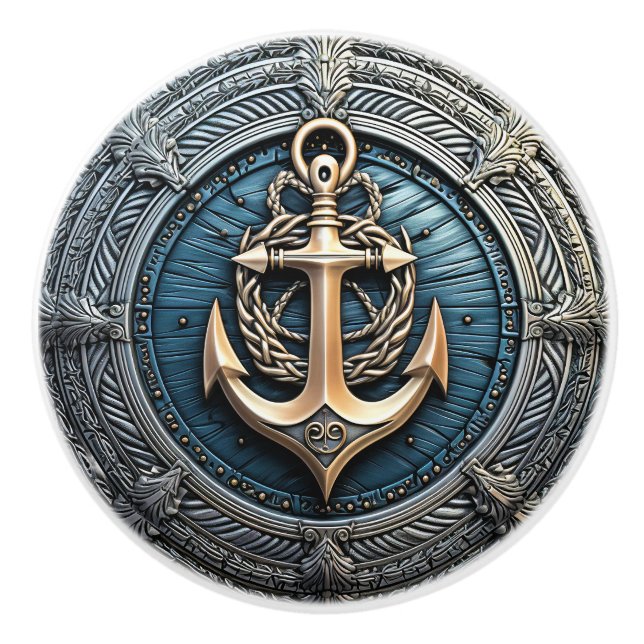 Pomo De Cerámica Anchors Aweigh Ceramic Knob (Anverso)