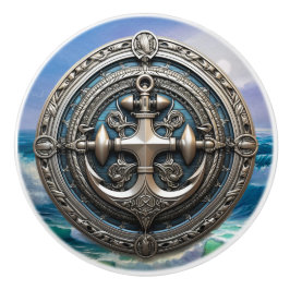 Pomo De Cerámica Anchors Aweigh Ceramic Knob