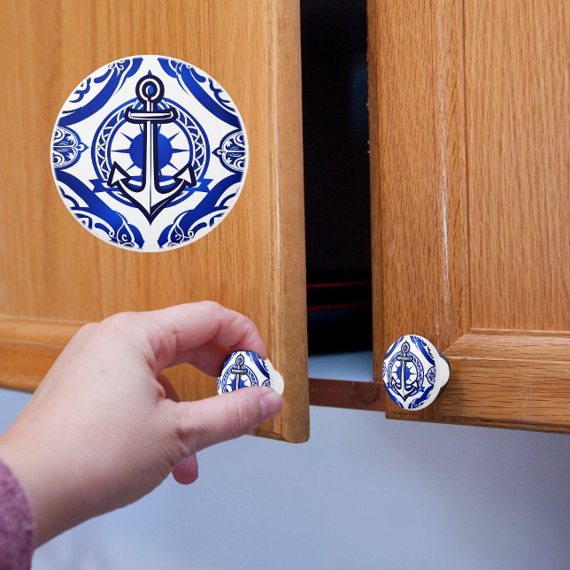 Pomo De Cerámica Ancla náutica (Subido por el creador)