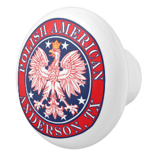 Pomo De Cerámica Anderson Texas Polaco American Eagle
