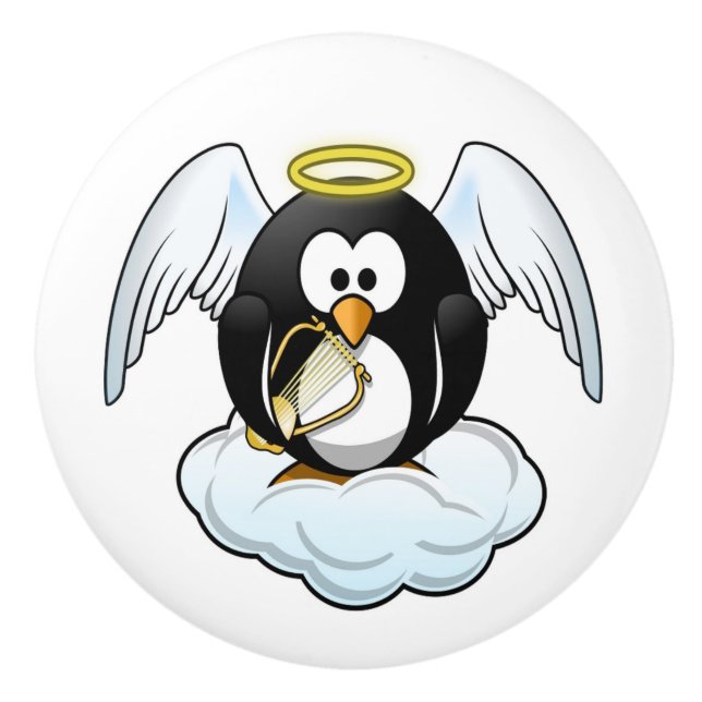 POMO DE CERÁMICA ANGEL PENGUIN (Anverso)