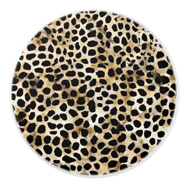 Pomo De Cerámica Animal Print - Ceramic Knob (Anverso)