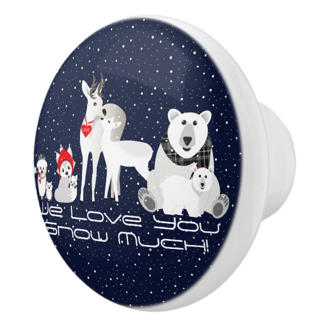 Pomo De Cerámica Animales del Ártico (Derecha)