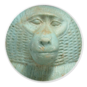 Pomo De Cerámica Antigua estatua del Museo Jade Baboon Snout del eg