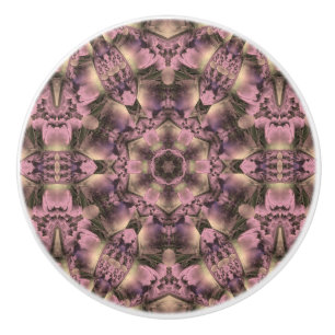 Pomo De Cerámica Antigüedad rosada victoriana