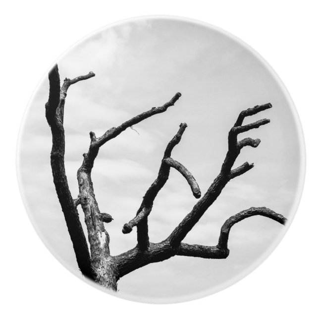 Pomo De Cerámica árbol libre (Anverso)