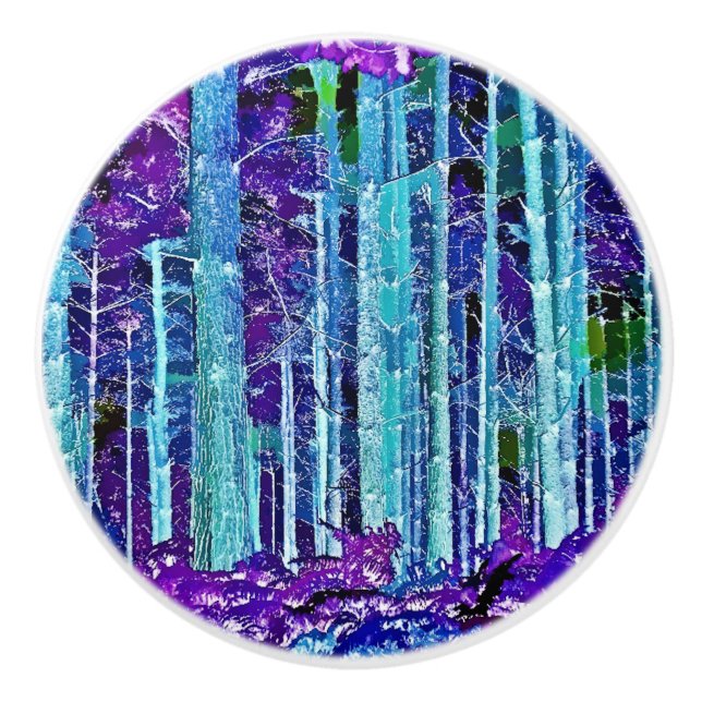 POMO DE CERÁMICA ÁRBOLES (Anverso)