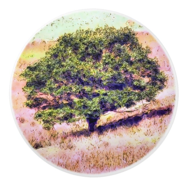 POMO DE CERÁMICA ÁRBOLES (Anverso)