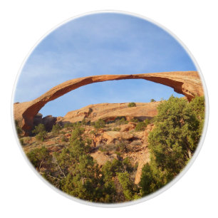Pomo De Cerámica Arco Paisaje en el Parque Nacional Arches