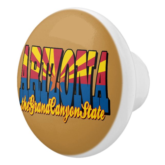 Pomo De Cerámica Arizona the Grand Canyon State (Derecha)
