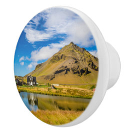 Pomo De Cerámica Arnarstapi Amtmansshus Y Monte Stapafell, Islandés