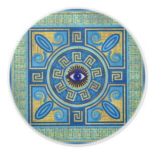 Pomo De Cerámica Aroma de mosaico de ojos malvados