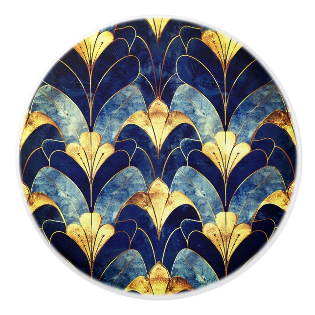 Pomo De Cerámica Art Deco (Anverso)