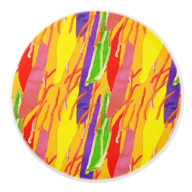 POMO DE CERÁMICA ARTE DE FANTASIA EXTREMO ABSTRACTO (Anverso)