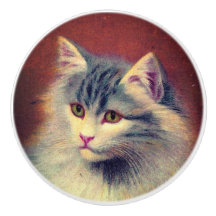 Arte de ilustracion de gatos vintage nuevo elegant