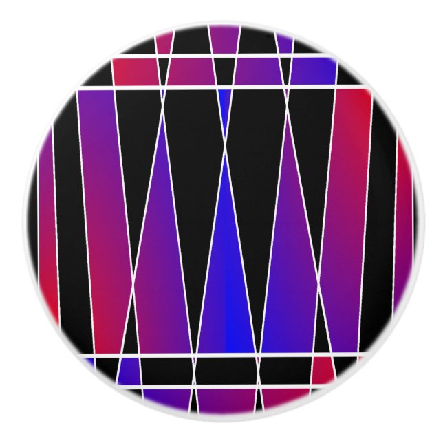 Pomo De Cerámica Arte Deco "fracturado" por Kenneth Yoncich (Anverso)